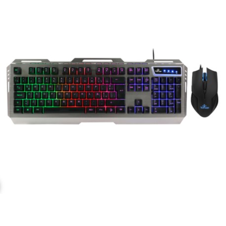 Kit Teclado y Mouse Yeyian Gaming led ykp-20706 phoenix 3000 usb 3200