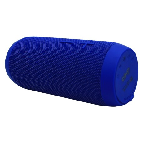 Bocina Bluetooth BX600A Azul, Resistente a salpicaduras de agua IPX6, Recargable, TWS, 5W X2, USB