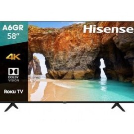 58 Pulgadas, 4K, ROKU, Smart TV, HISENSE 58A6GR