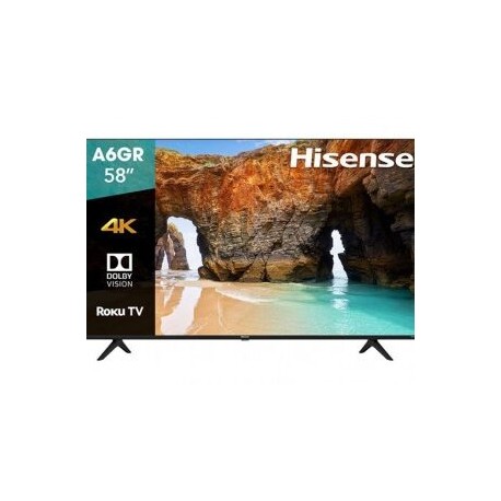 58 Pulgadas, 4K, ROKU, Smart TV, HISENSE 58A6GR