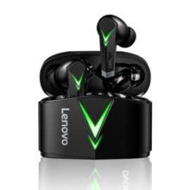 Audífonos in-ear gamer inalámbricos Lenovo LivePods LP6 negro