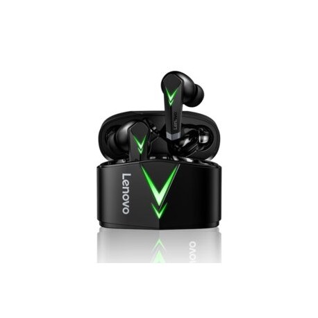 Audífonos in-ear gamer inalámbricos Lenovo LivePods LP6 negro