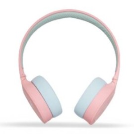 Audífonos diadema bluetooth Ghia n2 hifi sound, rosa, 10m alcance, bateria 300mah