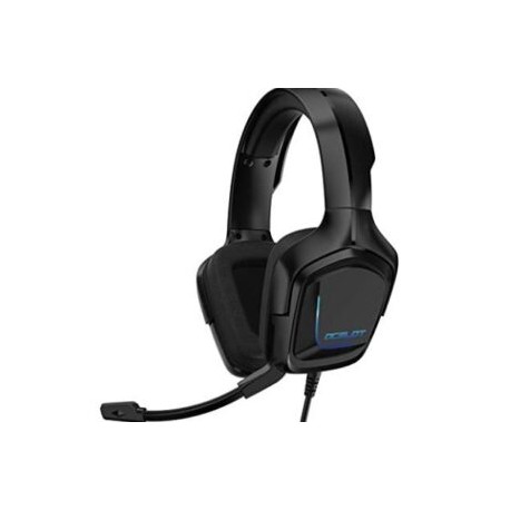 Audifonos gamer Ocelot diadema, over-ear, negro, alambricos, rgb, cancelacion de ruido